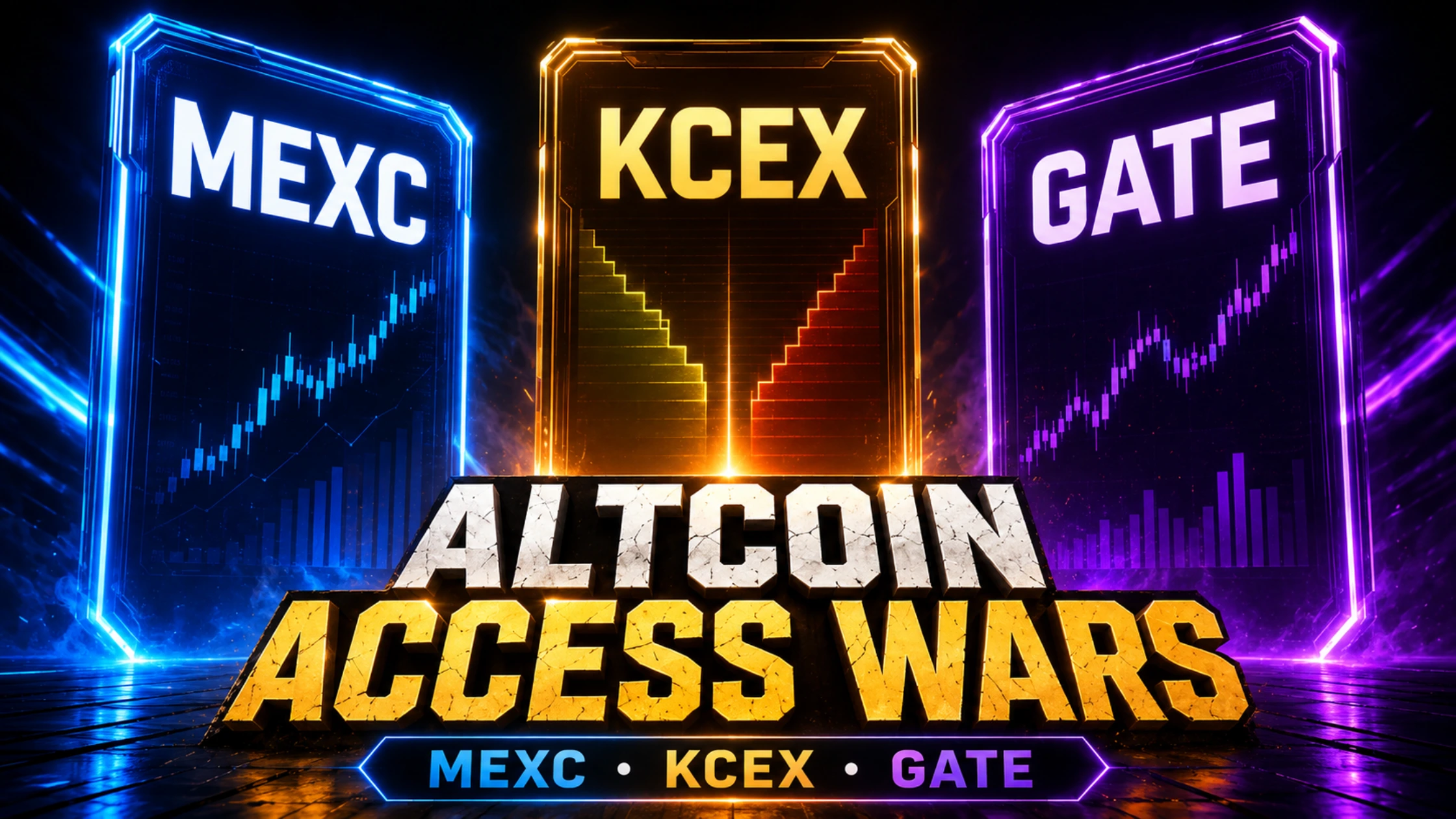 kcex,gate,mexc