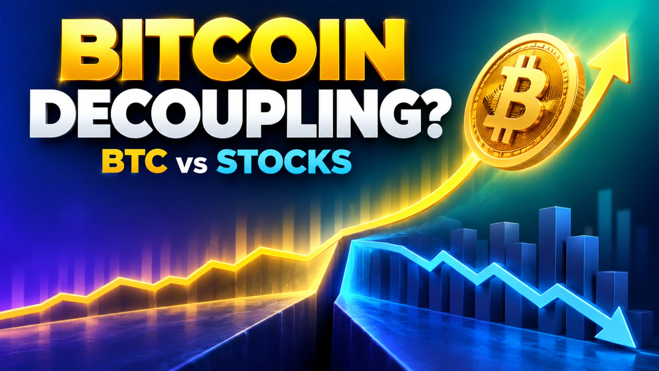 Bitcoin Just Decoupled From Stocks Again. BlackRock Says That’s the Only Number That Matters!