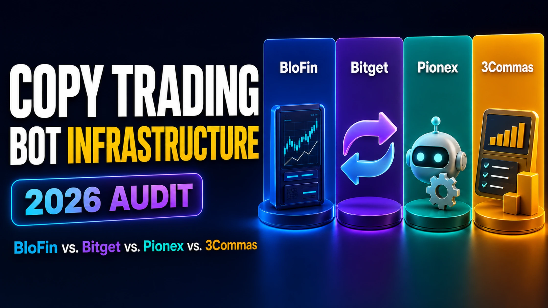 Algorithmic Copy Trading Audit 2026: Blofin vs. Bitget vs. Pionex vs. 3Commas