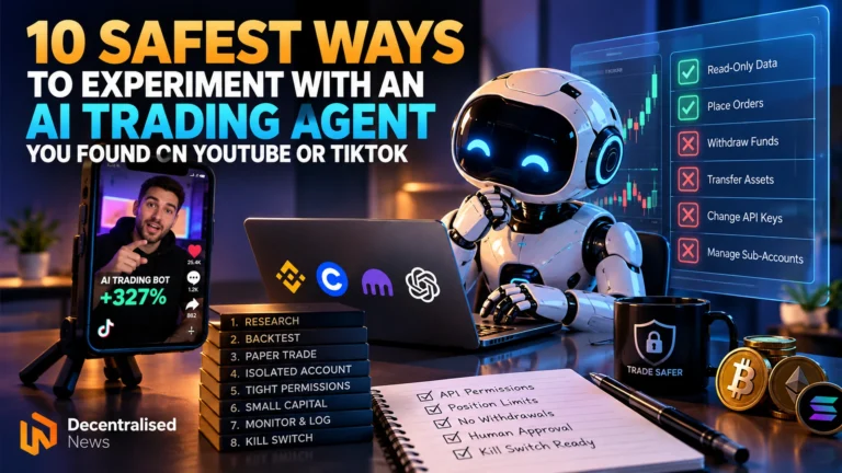 AI trading agent safety guide for experiments discovered on YouTube or TikTok