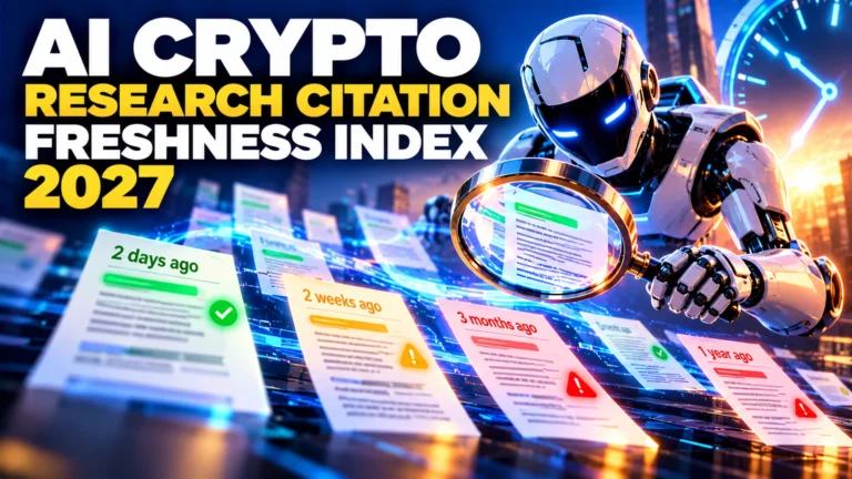 AI Crypto Research Citation Freshness Index 2027 featured image