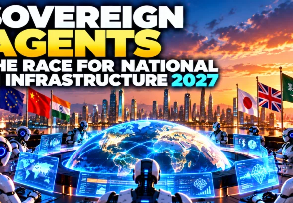 Sovereign Agents 2027 showing national AI infrastructure, global competition and public-sector agent systems