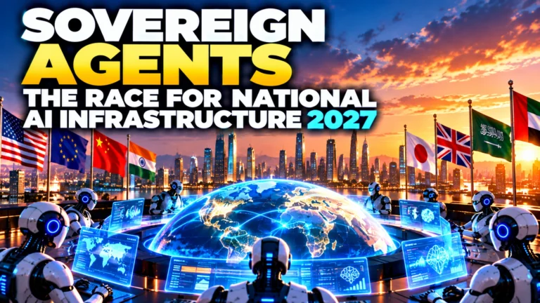 Sovereign Agents 2027 showing national AI infrastructure, global competition and public-sector agent systems
