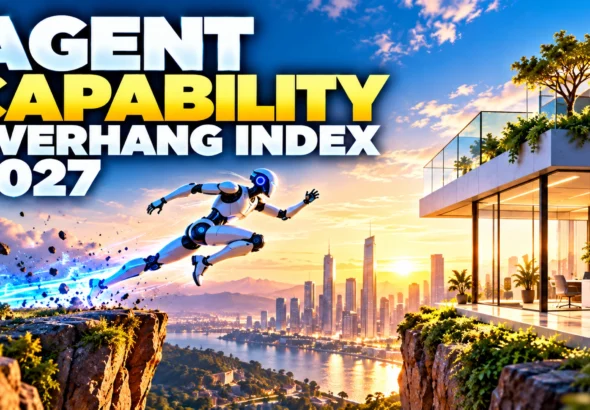 Agent Capability Overhang Index 2027 showing AI capability racing ahead of organizational readiness