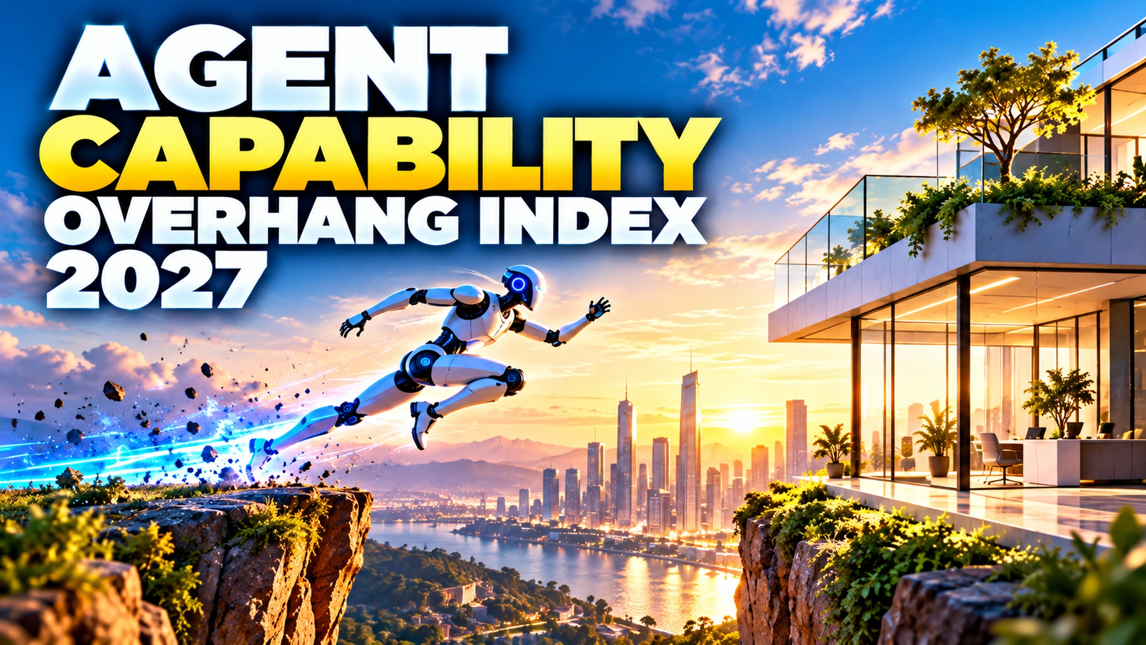 Agent Capability Overhang Index 2027 showing AI capability racing ahead of organizational readiness