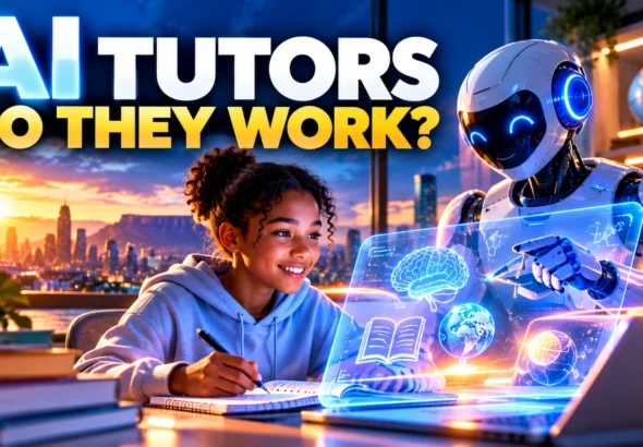 AI tutor helping a student learn, representing the Agentic Education Value Index 2027