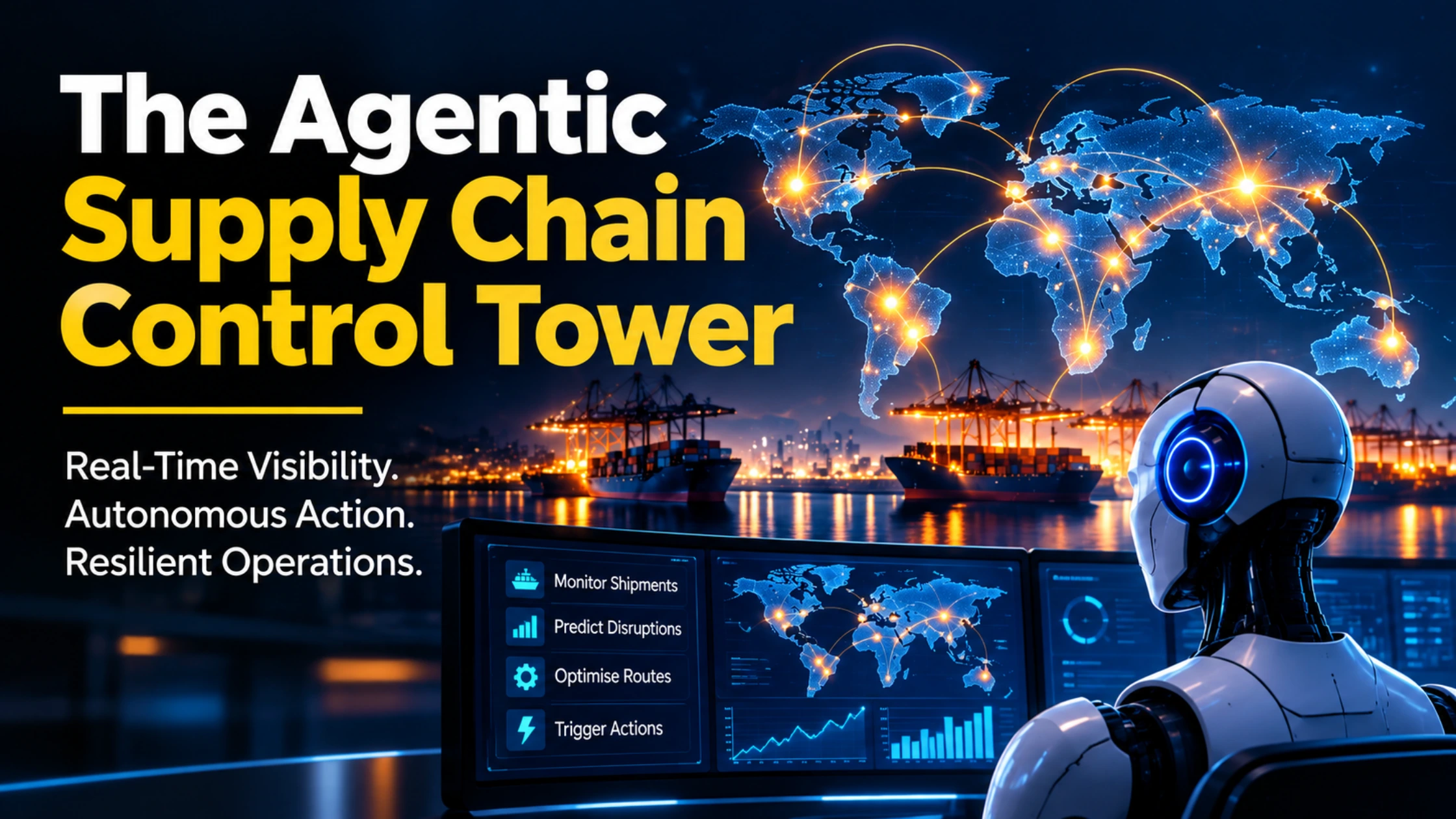 The Agentic Supply Chain Control Tower: Where AI Agents Should Act—and Where Humans Must Stay in Control